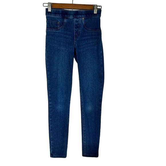 SPANX Pants - SPANX MEDIUM WASH PULL-ON SHAPING STRETCH SKINNY JEANS BLUE WOMEN'S‎ SIZE XS